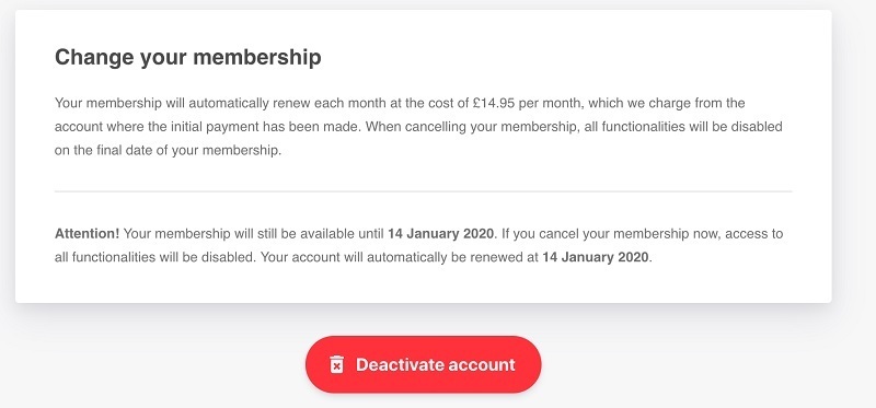 cvmaker cancel membership