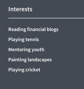 Interests On Resume 3