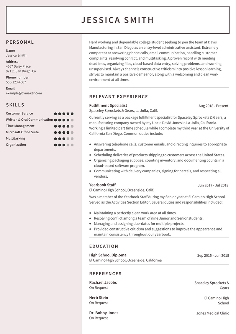 entry level editorial assistant resume no experience