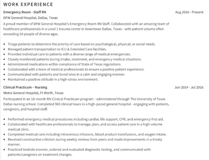 Nursing  Resume