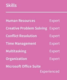Office Manager Resume Skills Example